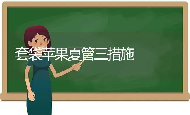 套袋苹果夏管三措施 | 瓜果种植