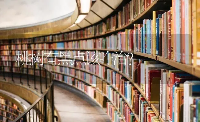 桃树有黑点该咋治？ | 瓜果种植
