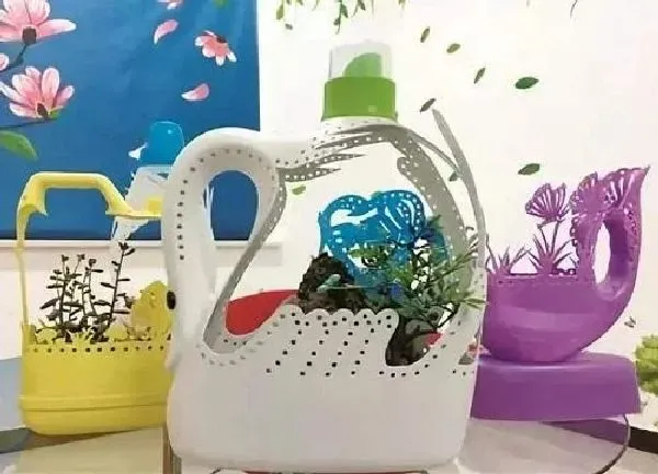 养殖科普|洗衣液花瓶怎么做简单又好看（手工制作简易花盆教程）