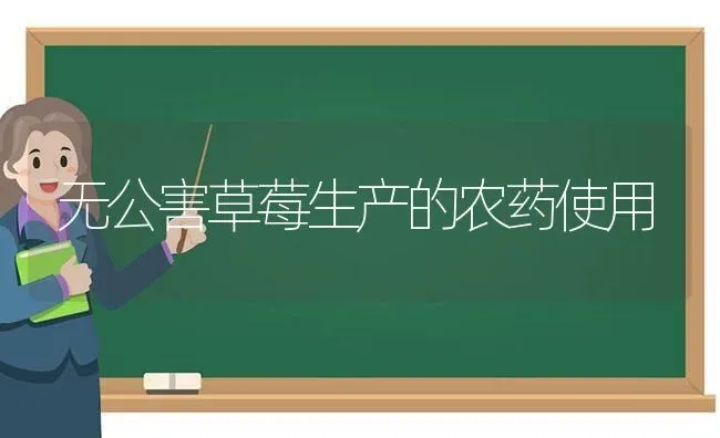 无公害草莓生产的农药使用 | 种植病虫害防治