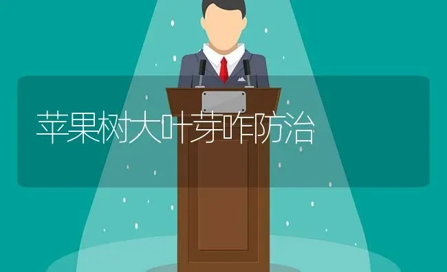 苹果树大叶芽咋防治 | 瓜果种植