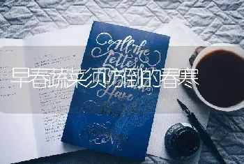 早春蔬菜须防倒的春寒