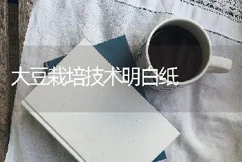 大豆栽培技术明白纸