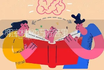 棚室桃树巧防落果