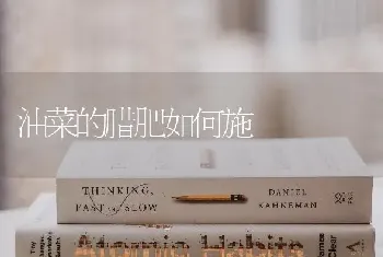 油菜的腊肥如何施