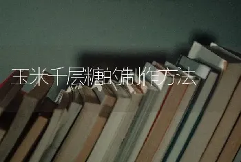 玉米千层糖的制作方法