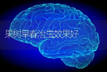 果树早春治虫效果好